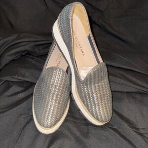 Pons Quintana Woven Gray Loafers
